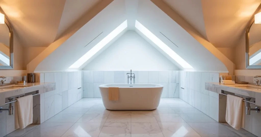Luxury Attic Bathroom Ideas That Feel Bright and Spacious