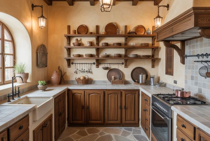 Mediterranean Farmhouse Kitchens