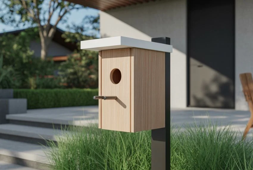 Modern Bird Houses for Clean Landscapes