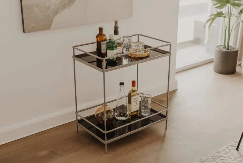 Modern Minimalist Bar Cart