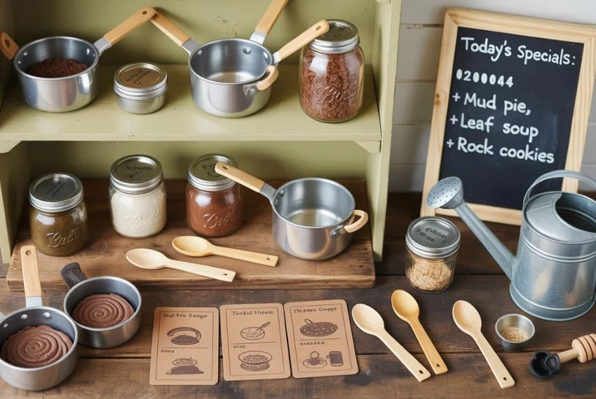 Mud Kitchen Accessories to Add
