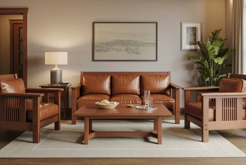 Natural Woodwork and Handcrafted Trim Details