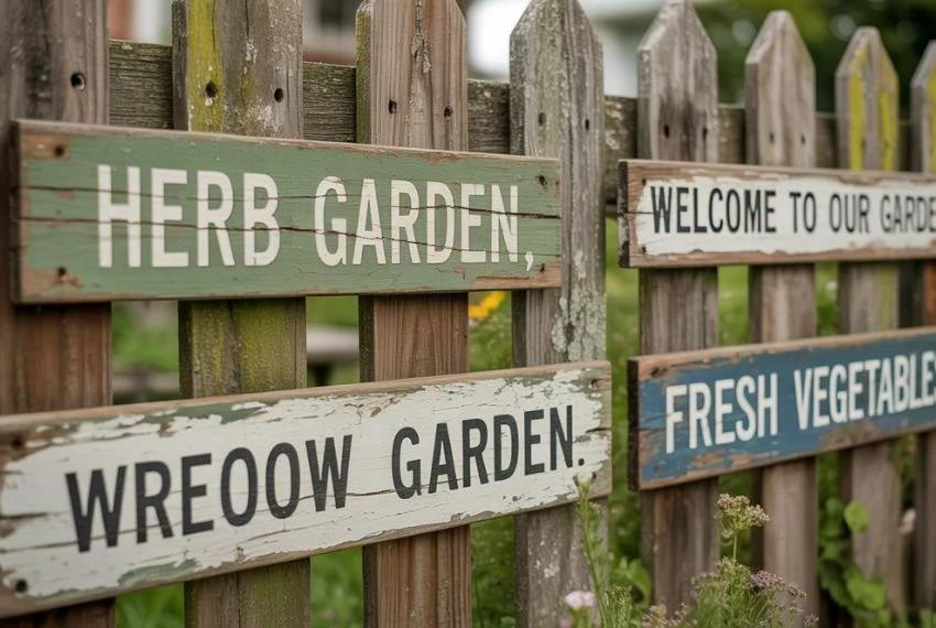 Old Signs, Plaques, and Decorative Details