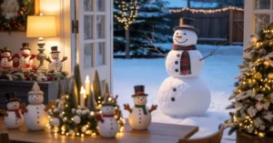 Outdoor & Indoor Christmas Snowman Ideas for Festive Cheer