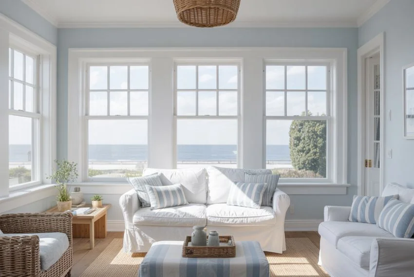 Pale Blue for an Airy, Relaxing Mood