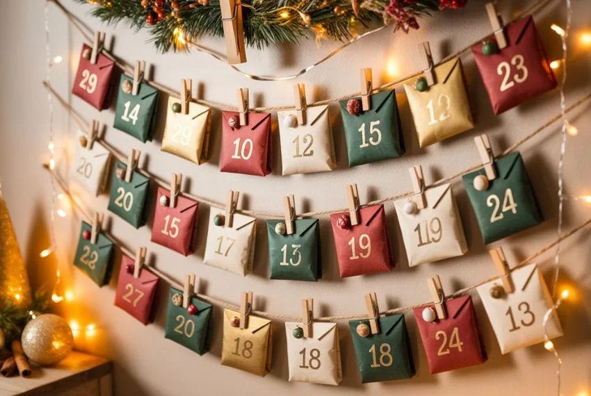 Paper Envelope Advent Calendar for a Cozy Countdown