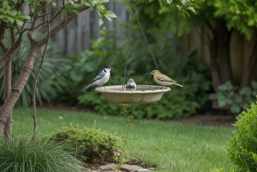Placement Tips for Hanging Bird Baths