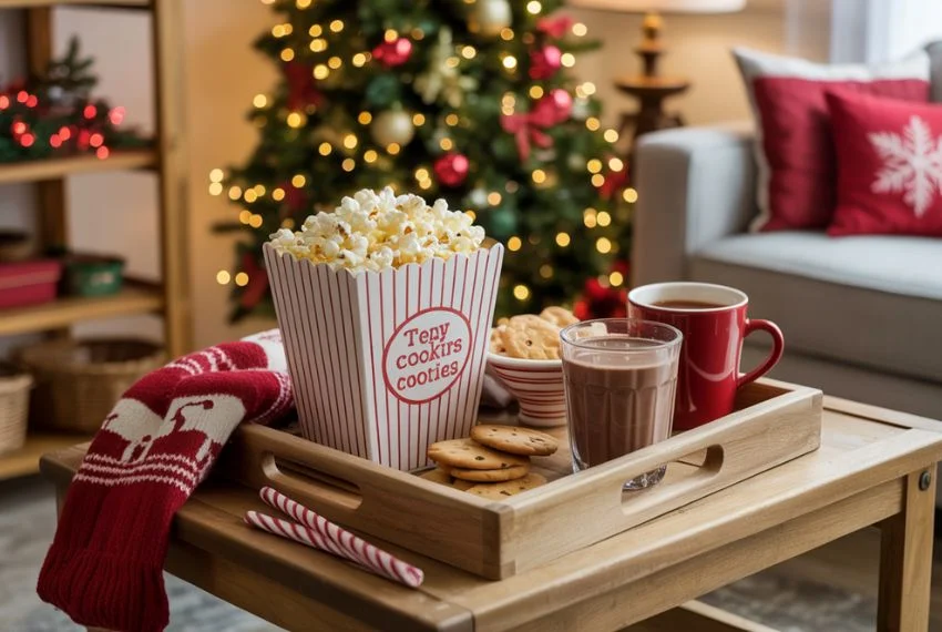 Prepare Comforting Snacks and Warm Drinks