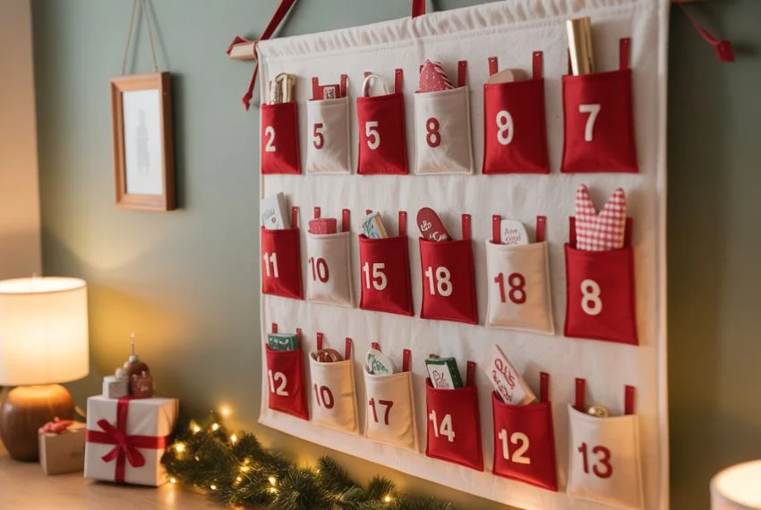 Reusable Fabric Advent Calendar for Yearly Traditions