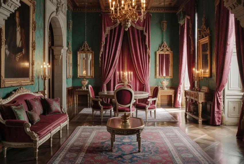 Royal Colour Palettes Inspired by Castles