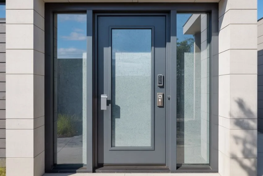Security-Focused Metal Entry Door