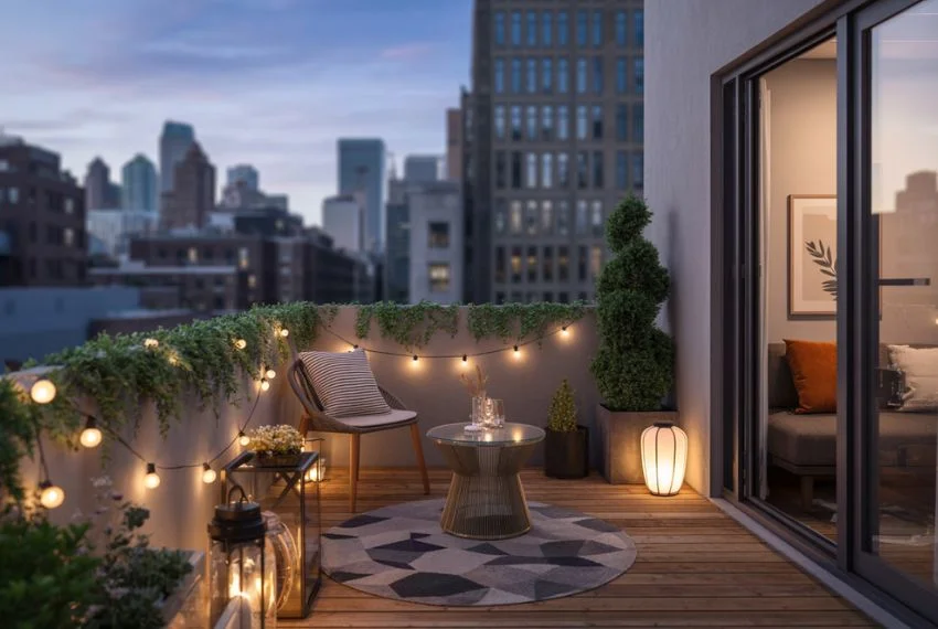 Smart Balcony Lighting for Seclusion