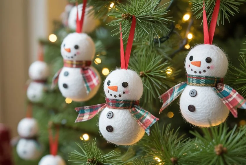 Snowman-Ornament DIY Projects