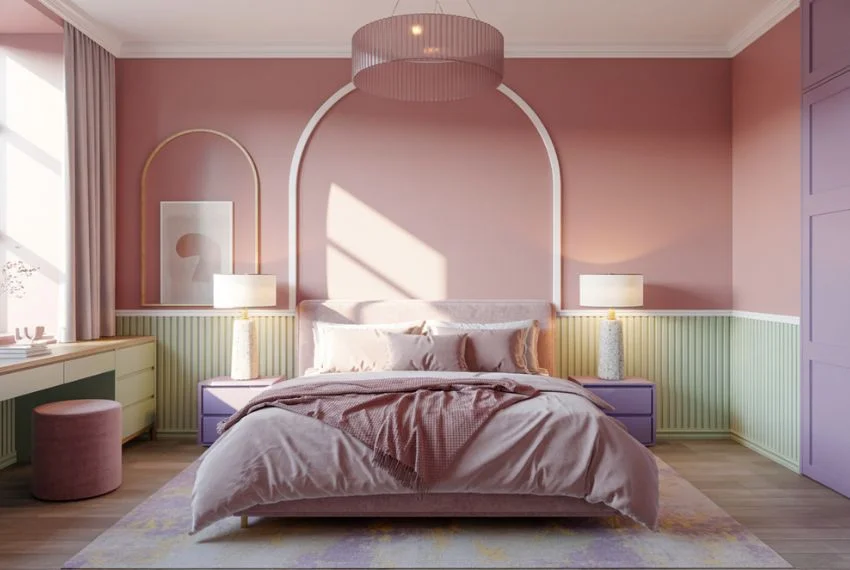 Soft Pastel Colors for a Calm Bedroom
