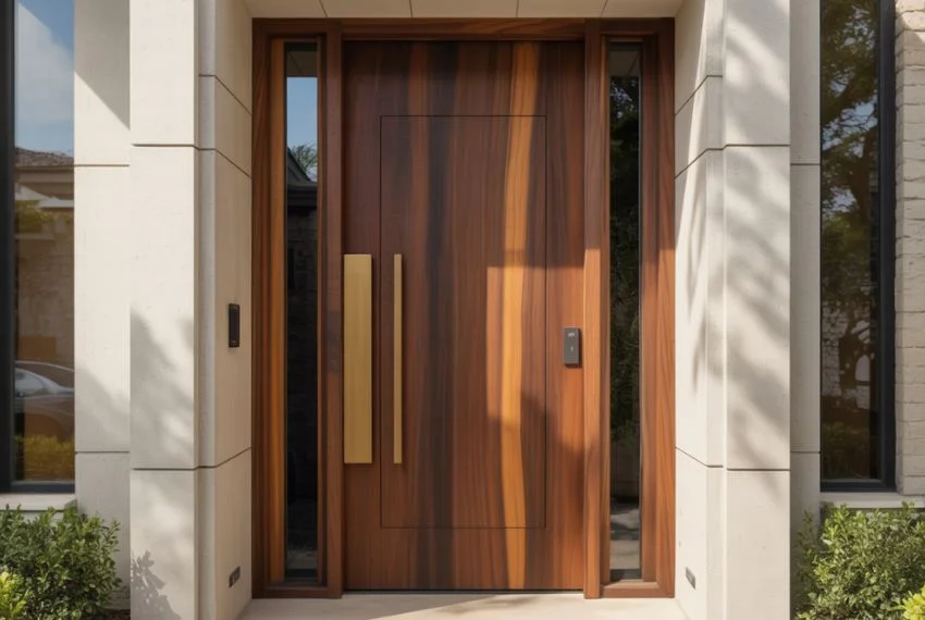 Solid Wood Doors with Rich Natural Finishes