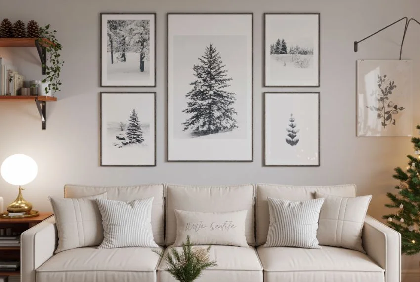 Stylish Winter Wall Art & Seasonal Decor Accents