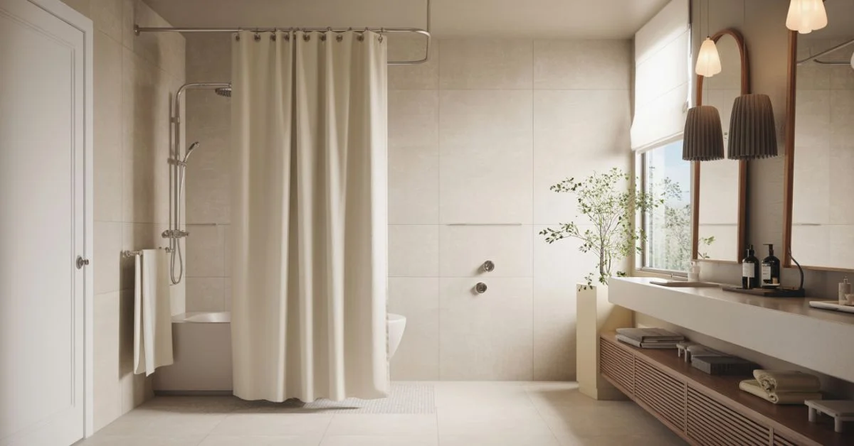 Trendy Bathroom Shower Curtain Styles Designers Love In 2026 - The ...