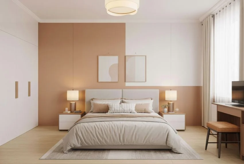 Two-Tone Wall Painting for a Balanced Look