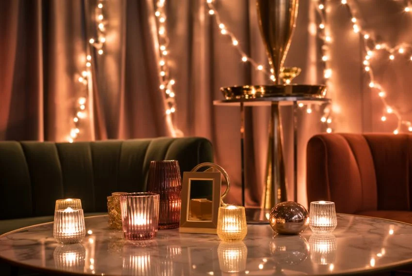 Use Dramatic Lighting to Shape a High-End Holiday Environment
