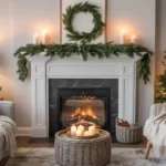 Winter Mantel Decor Ideas That Make Your Living Room Feel Extra Cozy