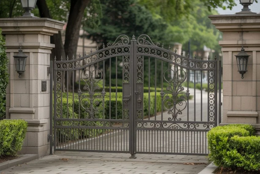 Wrought Iron Fence Gate