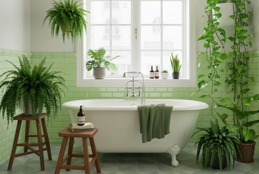 Adding Plants for a Natural Touch