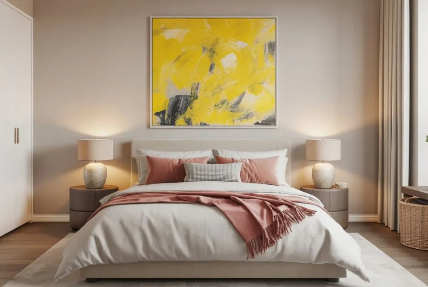Artistic Yellow Decor
