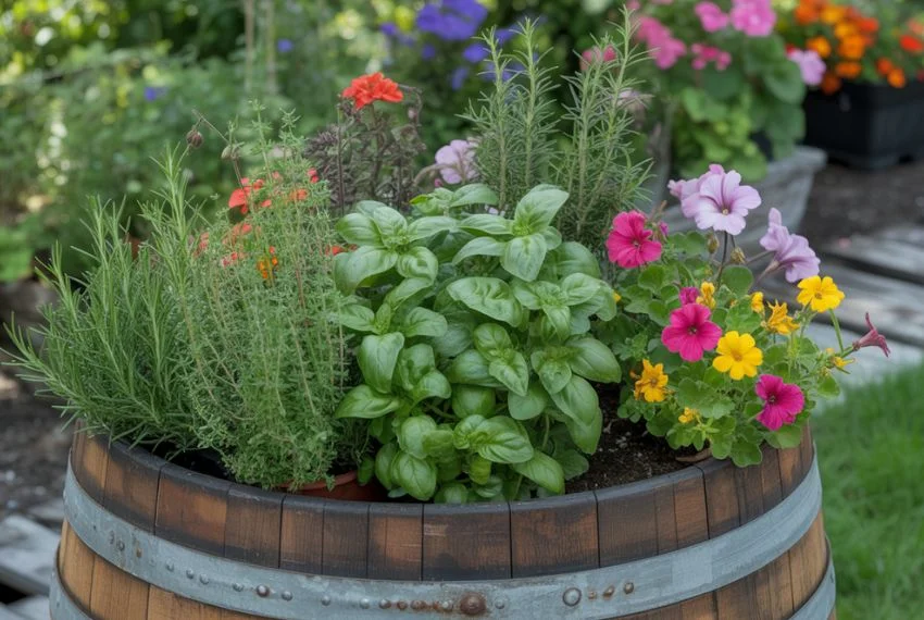 Best Plants for Wine Barrel Planters