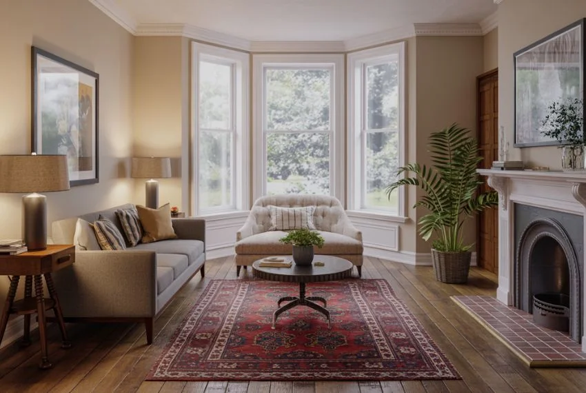 Blending Old and New Living Spaces