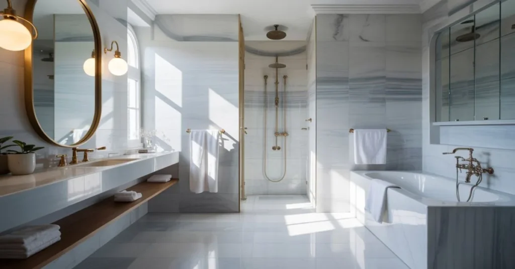 Blue Marble Bathroom Ideas for a Calm, Elegant, and Modern Look