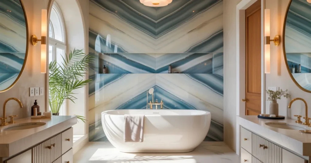 Blue Onyx Bathroom Ideas That Bring Luxury and Natural Drama to Your