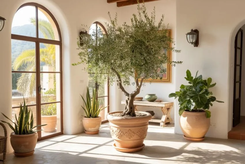 Bring the Outdoors In With Courtyard-Inspired Greenery