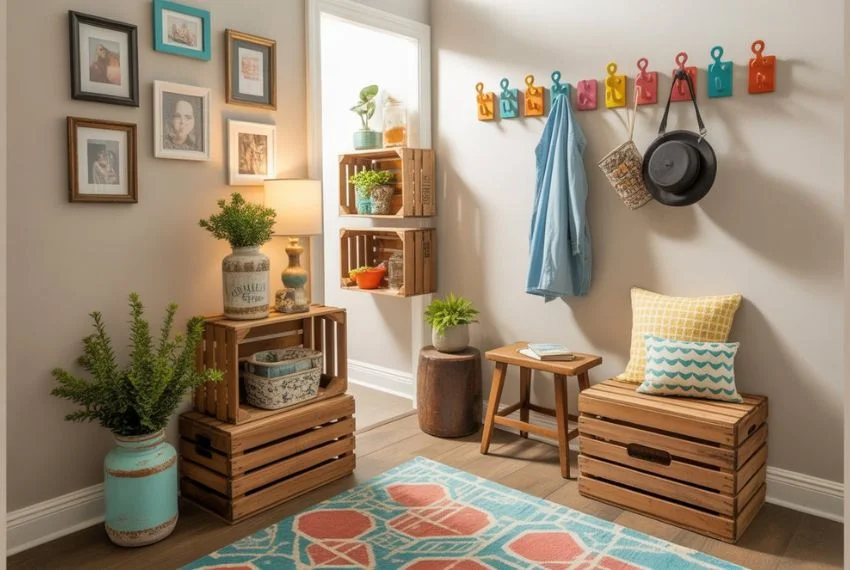 Budget-Friendly Apartment Entryway Decor