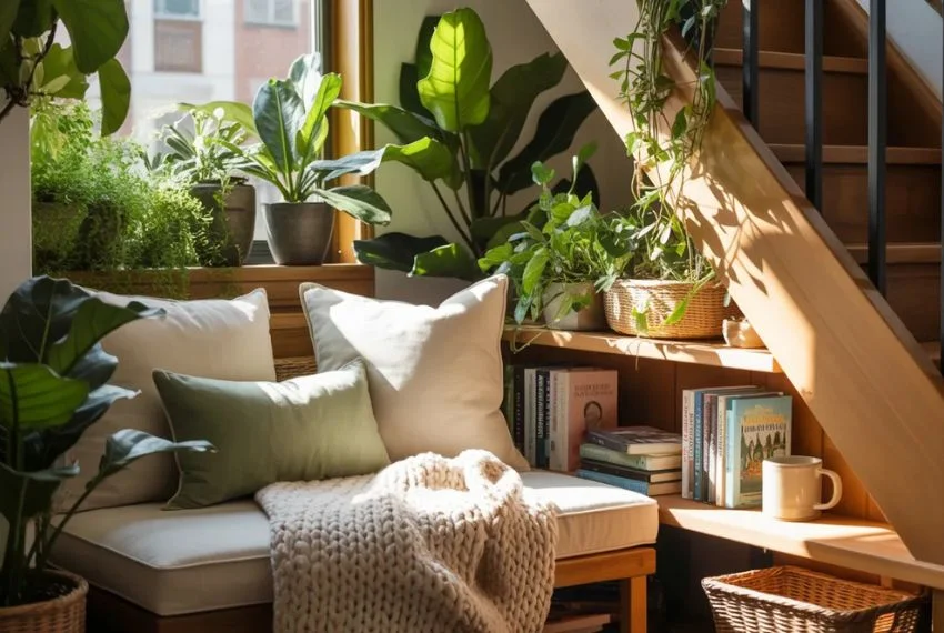 Combination of Seating and Plants