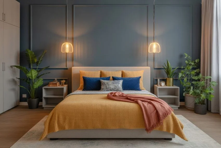 Combining Mustard Yellow with Complementary Colours