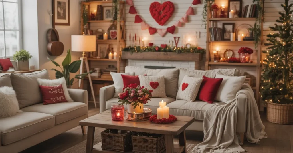 Cozy Farmhouse Valentine Day Decor Ideas for a Romantic Touch