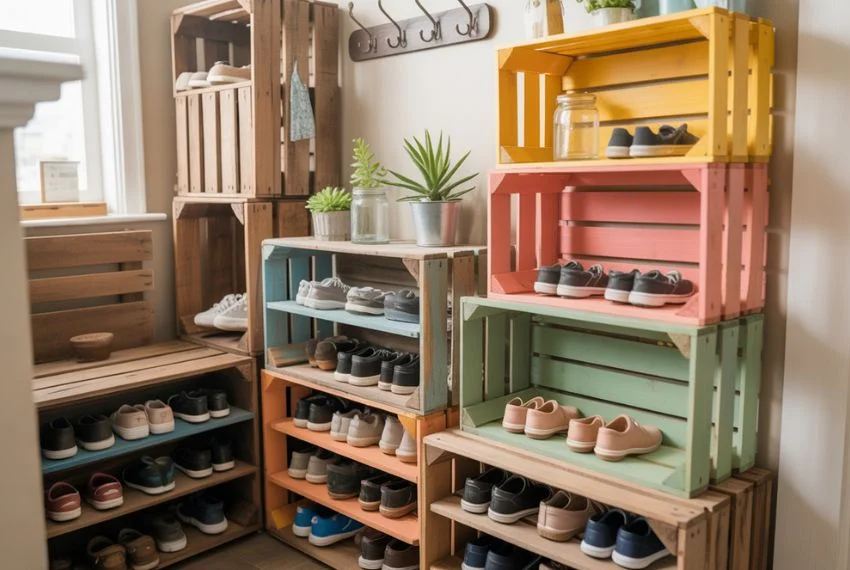 DIY & Creative Shoe Rack Ideas