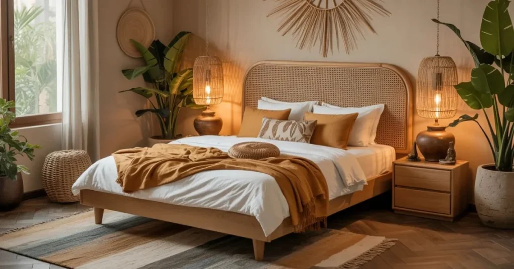 Earthy and Elegant Afrohemian Bedroom Decor Ideas for Relaxed Living