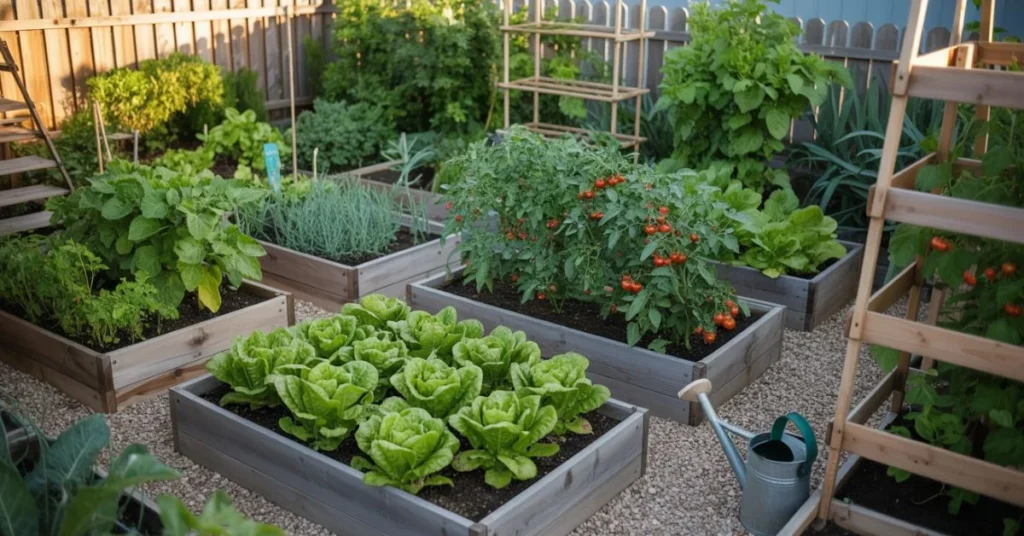 Easy Backyard Vegetable Garden Layout Ideas