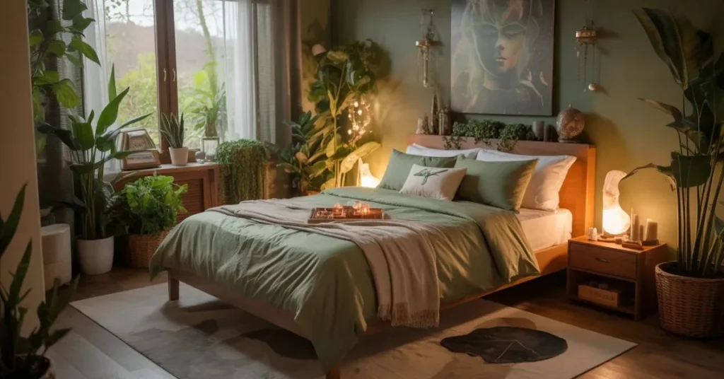 Enchanting Green Witch Aesthetic Bedroom Ideas for a Magical Retreat