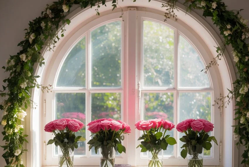 Floral Window Accents