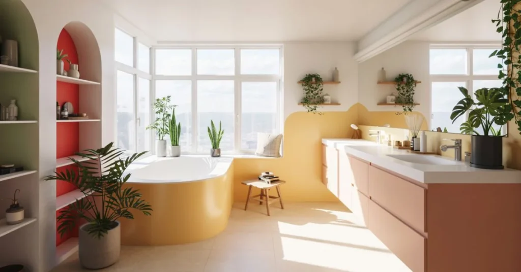 Fresh and Bright Bathroom Colour Ideas