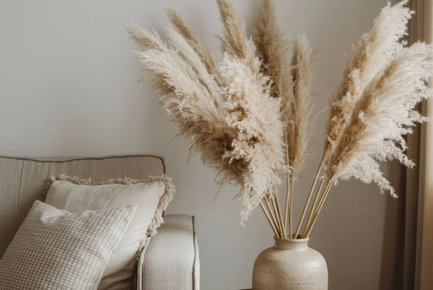 How to Style Pampas Grass Decor