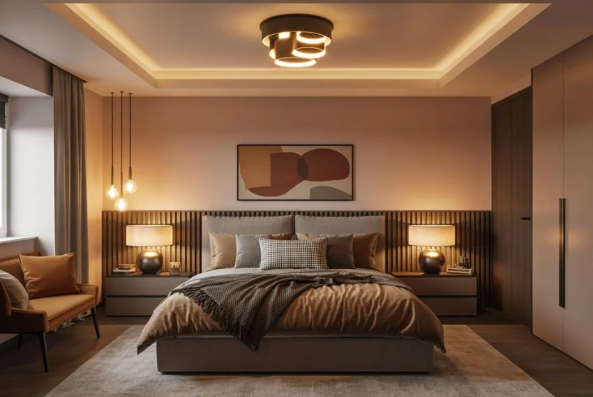 Layered Lighting Techniques to Brighten Basement Bedrooms