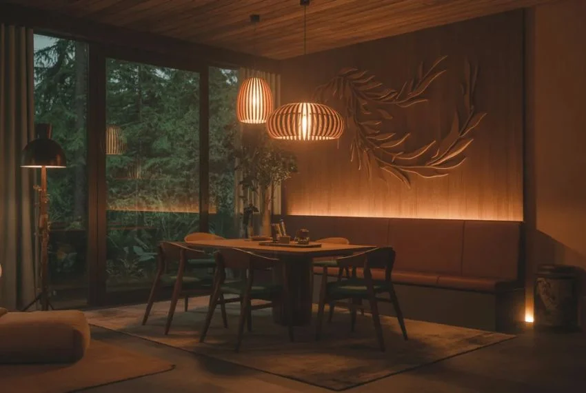 Layered Lighting for a Woodland Atmosphere