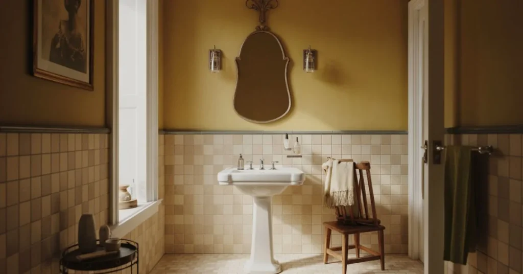 Making Bold Yellow Bathrooms Feel Timeless