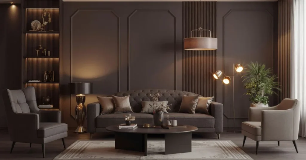 Modern Dark Living Room Ideas for Drama and Comfort