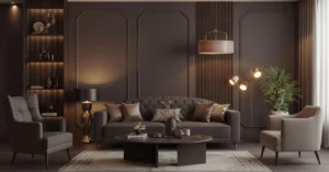 Modern Dark Living Room Ideas for Drama and Comfort
