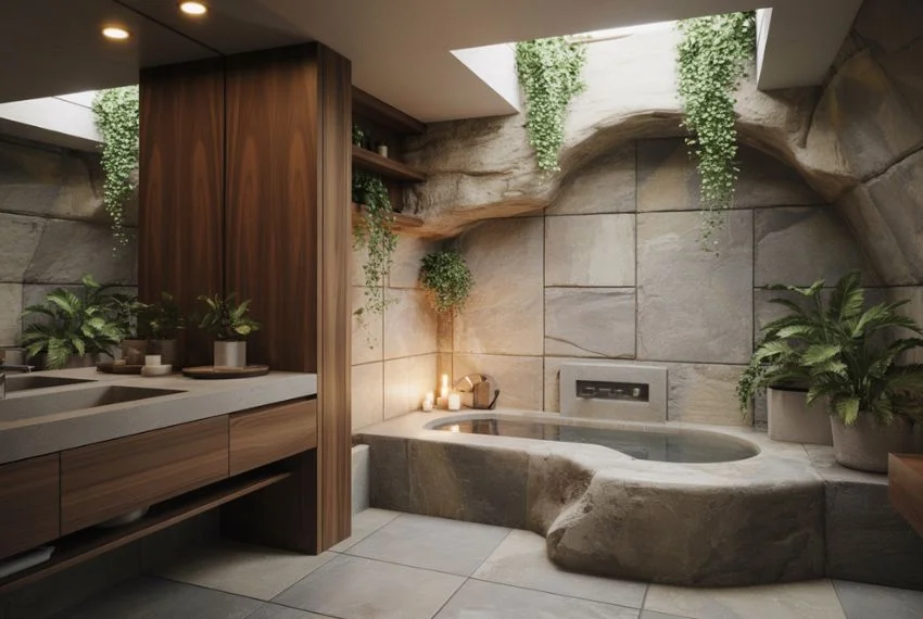 Natural Materials That Set a Relaxing Tone