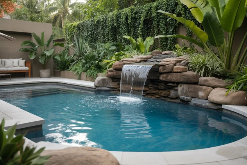 Natural and Tropical Backyard Pool Ideas